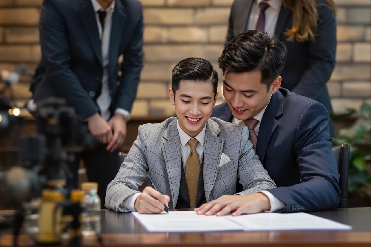 签约新生代演员陈思远，欧美第一页艺人矩阵再添新星